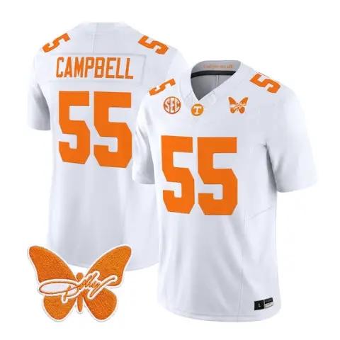 Amare Campbell Jersey #55 Tennessee Volunteers 2026 Stitched by My Store NCAA Football Jerseys