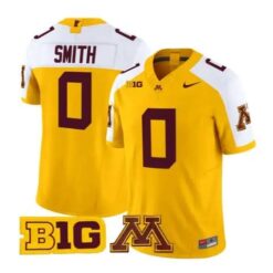 Anthony Smith Jersey #0 Minnesota Golden Gophers 2026 Stitched by My Store NCAA Football Jerseys