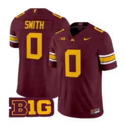 Anthony Smith Jersey #0 Minnesota Golden Gophers 2026 Stitched by My Store NCAA Football Jerseys