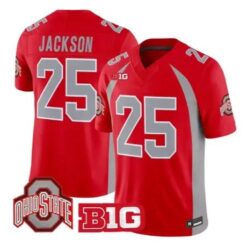 Bo Jackson Jersey #25 Ohio State Buckeyes 1990 Throwback 2026 Stitched by My Store NCAA Football Jerseys