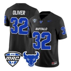 Branden Oliver Jersey #32 Buffalo Bulls 2026 All Stitched by My Store NCAA Football Jerseys