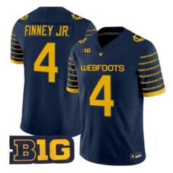 Brandon Finney Jr Jersey #4 Oregon Ducks 1916 Throwback Stitched by My Store NCAA Football Jerseys