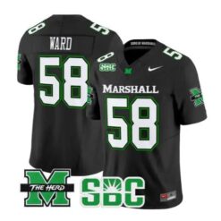 Braydin Ward Jersey #58 Marshall Thundering Herd Stitched by My Store NCAA Football Jerseys