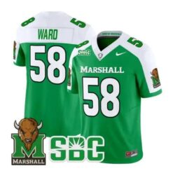 Braydin Ward Jersey #58 Marshall Thundering Herd Stitched by My Store NCAA Football Jerseys