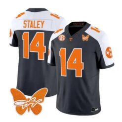 Braylon Staley Jersey #14 Tennessee Volunteers 2026 Stitched by My Store NCAA Football Jerseys