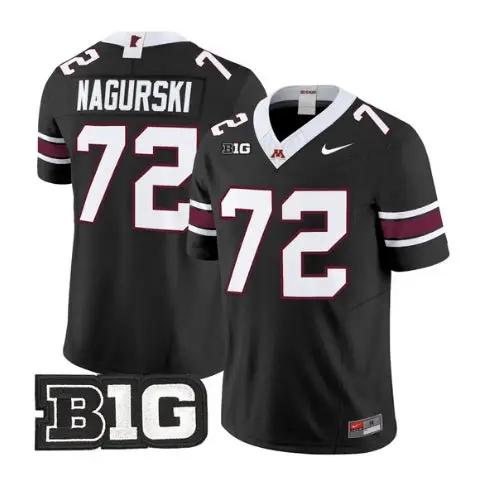 Bronko Nagurski Jersey #72 Minnesota Golden Gophers 2026 Stitched by My Store NCAA Football Jerseys