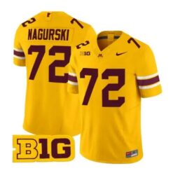 Bronko Nagurski Jersey #72 Minnesota Golden Gophers 2026 Stitched by My Store NCAA Football Jerseys