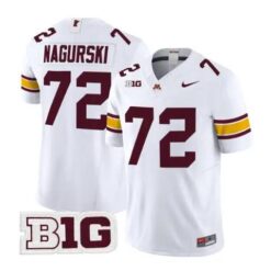 Bronko Nagurski Jersey #72 Minnesota Golden Gophers 2026 Stitched by My Store NCAA Football Jerseys