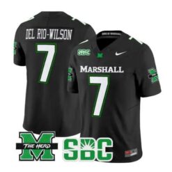 Carlos Del Rio-Wilson Jersey #7 Marshall Thundering Herd 2026 Stitched by My Store NCAA Football Jerseys