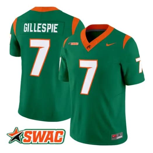 Chase Gillespie Jersey #7 Florida A&M Rattlers 2026 Vapor All Stitched by My Store NCAA Football Jerseys
