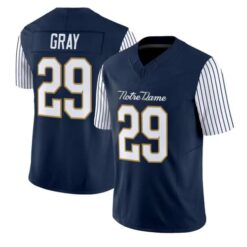 Christian Gray Jersey #29 Notre Dame Fighting Irish 2018 Shamrock Series Stitched by My Store NCAA Football Jerseys