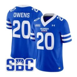 Coby Owens Jersey #20 Georgia State Panthers 2026 Vapor Stitched by My Store NCAA Football Jerseys