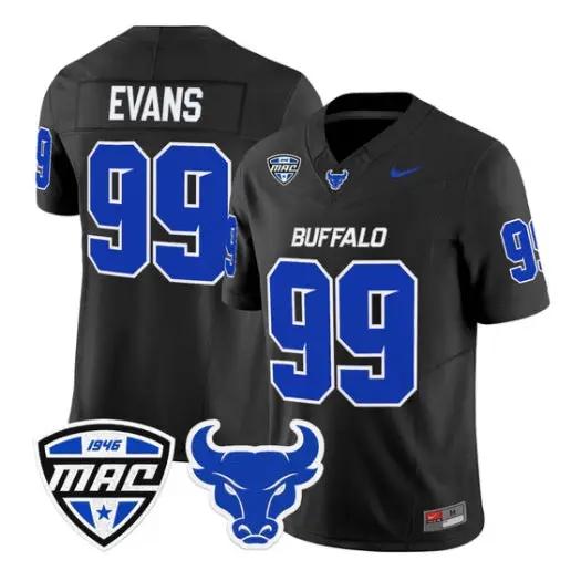 Cornell Evans Jersey #99 Buffalo Bulls 2026 All Stitched by My Store NCAA Football Jerseys