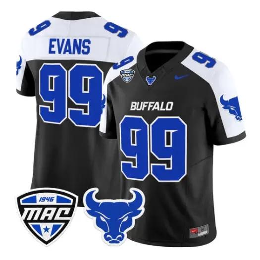 Cornell Evans Jersey #99 Buffalo Bulls 2026 All Stitched by My Store NCAA Football Jerseys