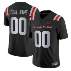 Custom Carnegie Mellon Tartans Jersey Name, Number 2026 Black All Stitched by My Store NCAA Football Jerseys