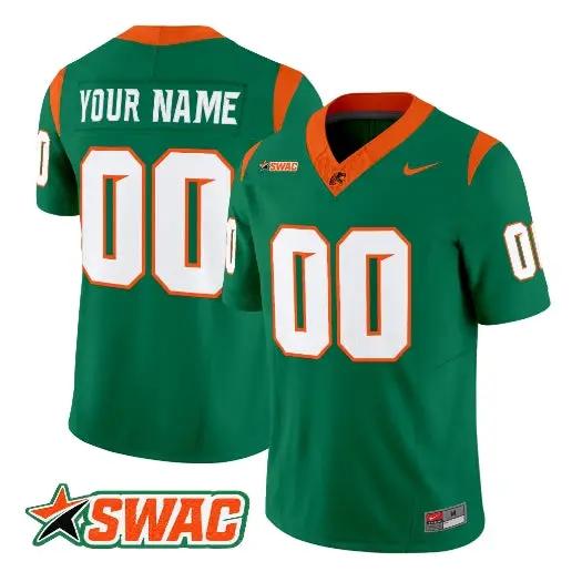 Custom Florida A&M Rattlers Jesey Name, Number 2026 Limited Stitched by My Store NCAA Football Jerseys