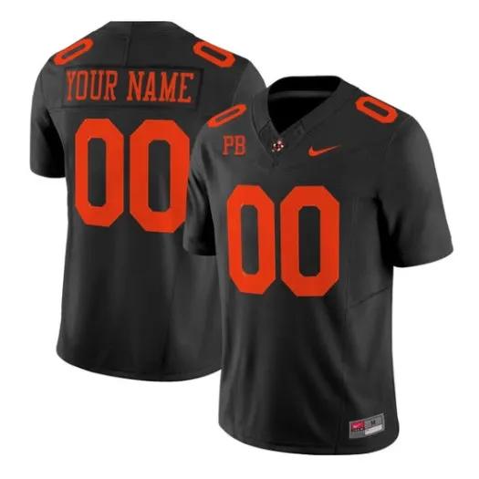 Custom Massillon Tigers Jersey Name, Number 2026 Stitched Black Orang by My Store NCAA Football Jerseys