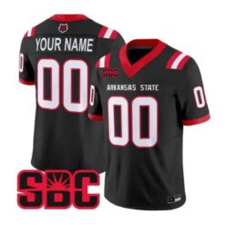 Custom Arkansas State Red Wolves Jersey 2026 Vapor All Stitched by My Store NCAA Football Jerseys