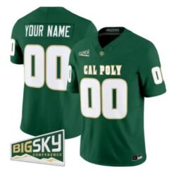 Custom Cal Poly Mustangs Jersey Name, Number 2026 Vapor Stitched by My Store NCAA Football Jerseys
