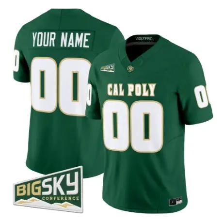 Custom Cal Poly Mustangs Jersey Name, Number 2026 Vapor Stitched by My Store NCAA Football Jerseys