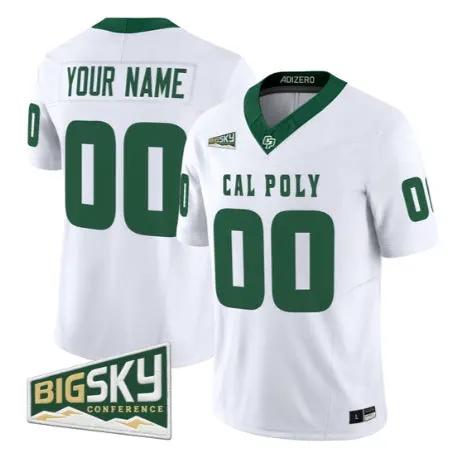 Custom Cal Poly Mustangs Jersey Name, Number 2026 Vapor Stitched by My Store NCAA Football Jerseys