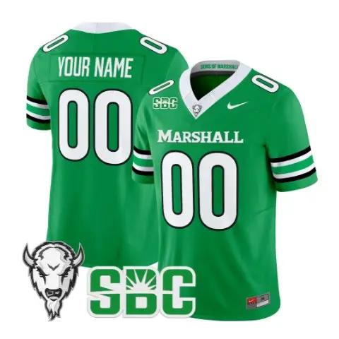 Custom Marshall Thundering Herd Jersey 2026 Vapor Stitched by My Store NCAA Football Jerseys