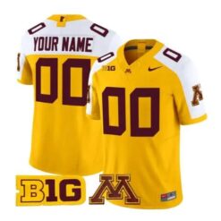 Custom Minnesota Golden Gophers Jersey 2026 Vapor All Stitched by My Store NCAA Football Jerseys