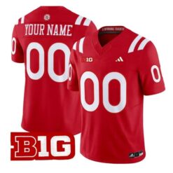Custom Nebraska Huskers Jersey Name, Number 2026 Limited Stitched by My Store NCAA Football Jerseys