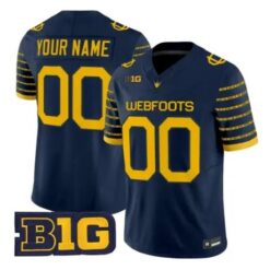Custom Oregon Ducks Jersey 1916 Throwback Vapor Limited Stitched by My Store NCAA Football Jerseys