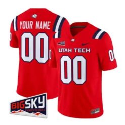 Custom Utah Tech Trailblazers Jersey Name, Number 2026 Stitched by My Store NCAA Football Jerseys