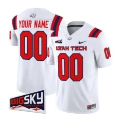 Custom Utah Tech Trailblazers Jersey Name, Number 2026 Stitched by My Store NCAA Football Jerseys