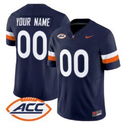 Custom Virginia Cavaliers Jersey Name, Number 2026 Vapor Limited Stitched by My Store NCAA Football Jerseys