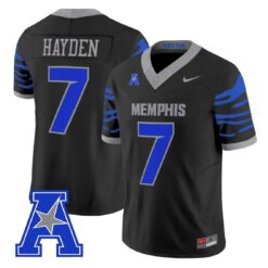 Dallan Hayden Jersey #7 Memphis Tigers 2026 Vapor Limited All Stitched by My Store NCAA Football Jerseys