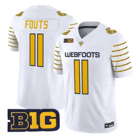 Dan Fouts Jersey #11 Oregon Ducks 1916 Throwback 2026 Stitched by My Store NCAA Football Jerseys