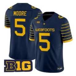 Dante Moore Jersey #5 Oregon Ducks 1916 Throwback 2026 Stitched by My Store NCAA Football Jerseys