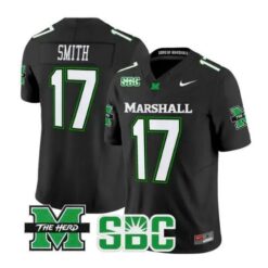 Daytione Smith Jersey #17 Marshall Thundering Herd Stitched by My Store NCAA Football Jerseys