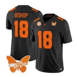 DeSean Bishop Jersey #18 Tennessee Volunteers 2026 Stitched by My Store NCAA Football Jerseys