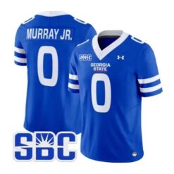 Dennis Murray Jr Jersey #0 Georgia State Panthers 2026 Stitched by My Store NCAA Football Jerseys