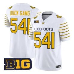 Duck Gang Jersey #541 Oregon Ducks 1916 Throwback 2026 Stitched by My Store NCAA Football Jerseys