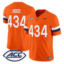 Hoos Jersey #434 Virginia Cavaliers 2026 Vapor Limited Stitched by My Store NCAA Football Jerseys