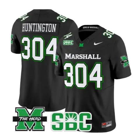 Huntington Jersey #304 Marshall Thundering Herd 2026 Stitched by My Store NCAA Football Jerseys