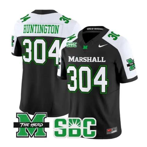 Huntington Jersey #304 Marshall Thundering Herd 2026 Stitched by My Store NCAA Football Jerseys