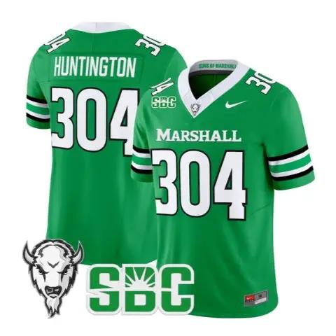 Huntington Jersey #304 Marshall Thundering Herd 2026 Stitched by My Store NCAA Football Jerseys