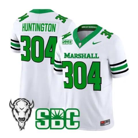 Huntington Jersey #304 Marshall Thundering Herd 2026 Stitched by My Store NCAA Football Jerseys