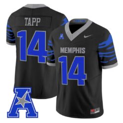 J'Mond Tapp Jersey #14 Memphis Tigers 2026 Vapor Limited All Stitched by My Store NCAA Football Jerseys