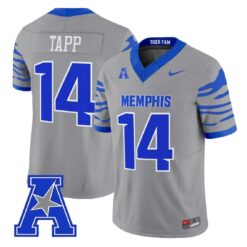 J'Mond Tapp Jersey #14 Memphis Tigers 2026 Vapor Limited All Stitched by My Store NCAA Football Jerseys