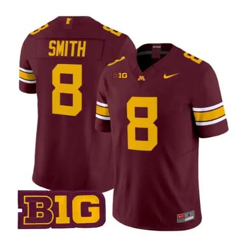Jalen Smith Jersey #8 Minnesota Golden Gophers 2026 Stitched by My Store NCAA Football Jerseys