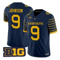 Jamari Johnson Jersey #9 Oregon Ducks 1916 Throwback All Stitched by My Store NCAA Football Jerseys