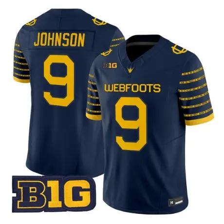 Jamari Johnson Jersey #9 Oregon Ducks 1916 Throwback All Stitched by My Store NCAA Football Jerseys