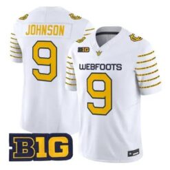 Jamari Johnson Jersey #9 Oregon Ducks 1916 Throwback All Stitched by My Store NCAA Football Jerseys